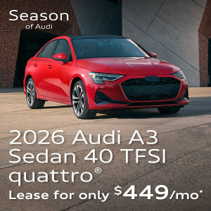 2025 Audi A3 Sedan 40 TFSI quattro ® Lease 