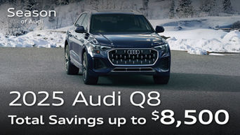 2025 Audi Q8 Total Savings up to $8,500  