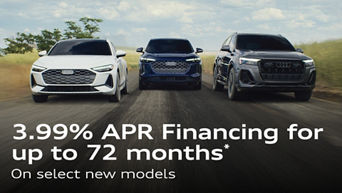 3.99% APR Financing for up to 72 months* On select new models 