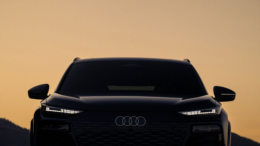 Front view of an Audi vehicle