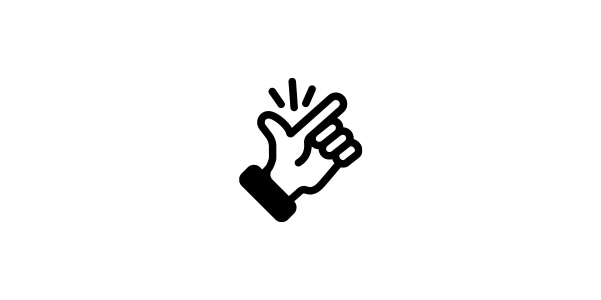Finger Snap Icon