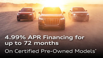 4.99% APR Financing for up to 72 months On Certified Pre-Owned Models*