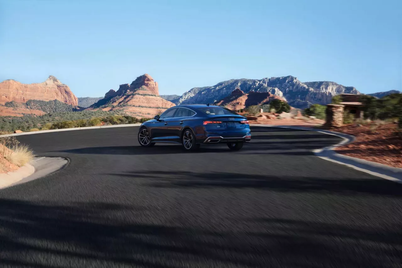 A5 sportback parked.