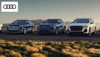 Audi SUVs on display at Audi Dayton.