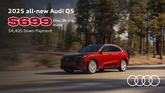 Lease 2025 Audi All-new Q5 for $699/mo for 36 mos.