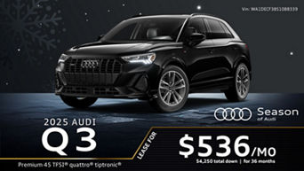 2025 Audi Q3 SUV Premium 45 TFSI® quattro® tiptronic®
