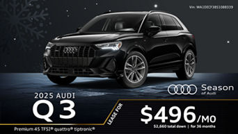 2025 Audi Q3 SUV Premium 45 TFSI® quattro® tiptronic®