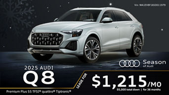 2025 Audi Q8 Premium Plus 55 TFSI® quattro® Tiptronic®