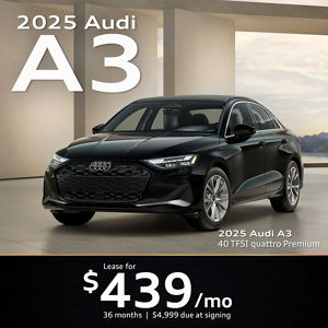 2025 Audi A3 Sedan 40 TFSI quattro