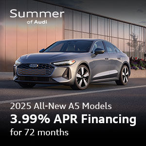 2025 All-New A5 Models 3.99% APR Financing for 72 Months 