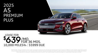 $639/Mo Lease on 2025 Audi A5 Premium 