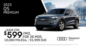 $599/Mo Lease on 2025 Audi Q5 Premium