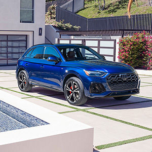 Audi Q5 Parked in Driveway