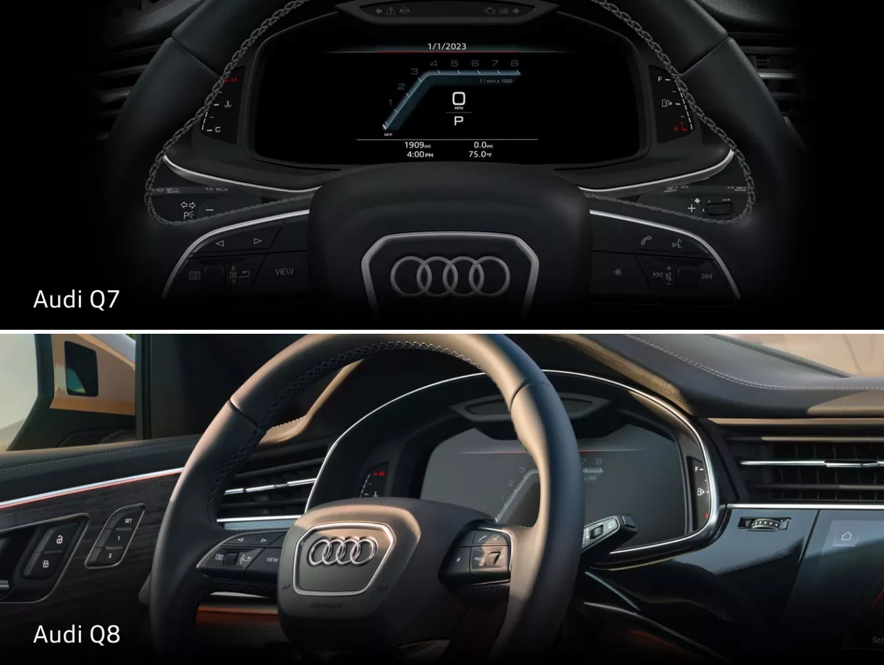 Audi Q7 vs. Q8 Technology