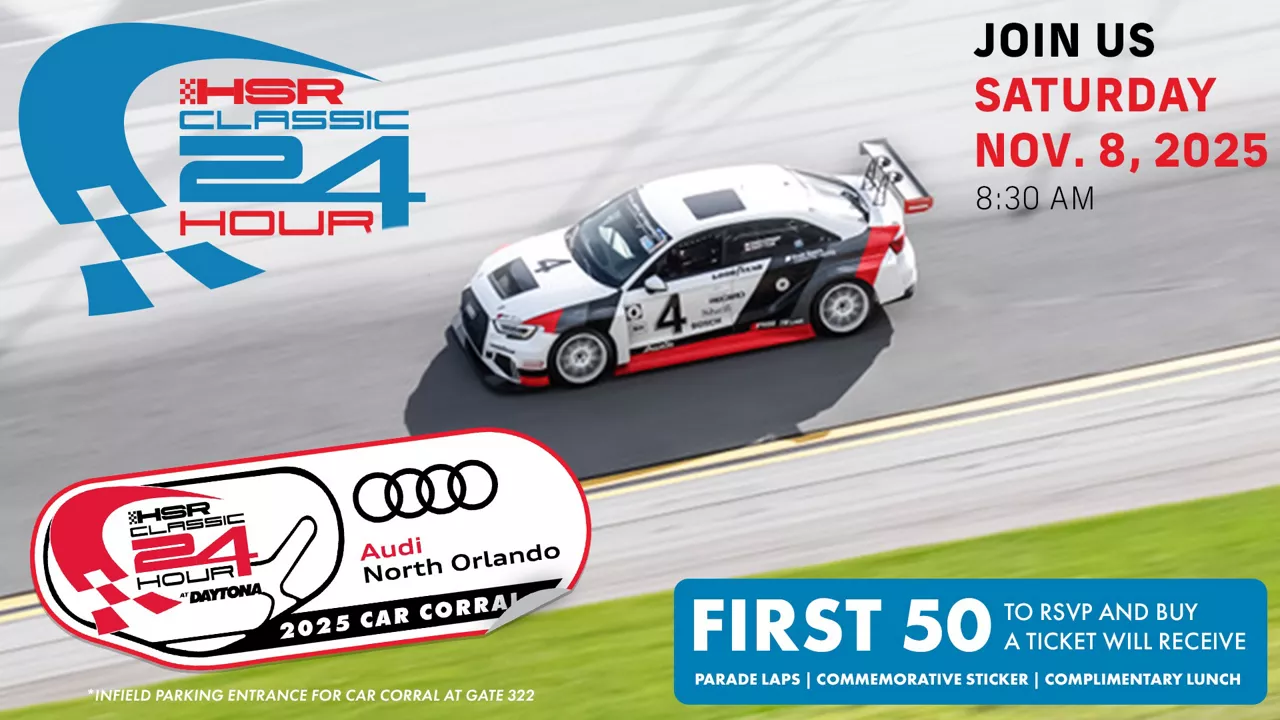 HSR Audi North Orlando Join us Saturday Nov. 8, 2025