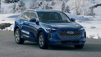 Audi Q5 in a snowy environment