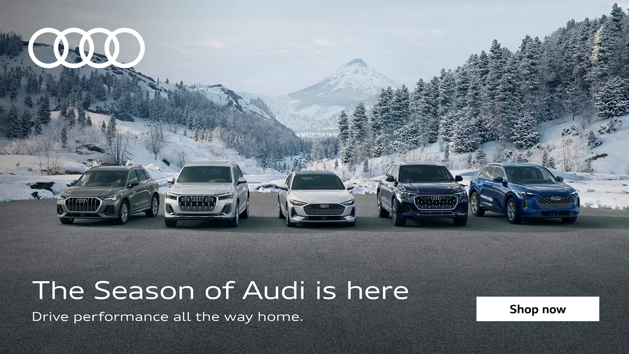 The Season of Audi is here. Drive performance all the way home. Shop Now.