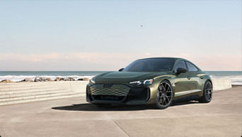 Front view of an Audi RS e-tron