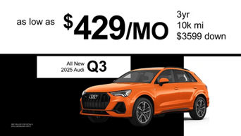 Lease a 2025 Audi Q3 for $429/mo in Mobile Al