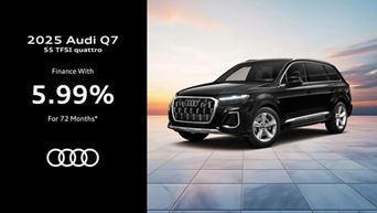 Side profile view of Audi Q7