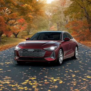 Three quarter view of an Audi A5