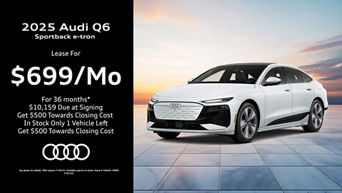 Quarter View of Audi Q6 e-tron Sportback