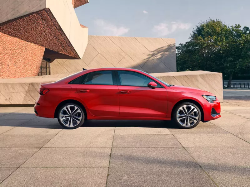 Red Audi A3