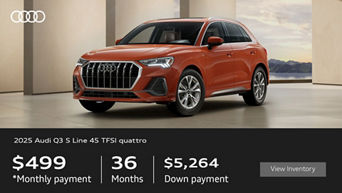 Side View Audi Q3 S Line