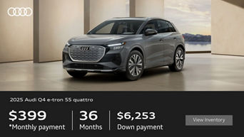 Side View 2025 Audi Q4 e-tron 55 quattro