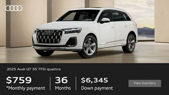 Front/Side View of Q7 Parked