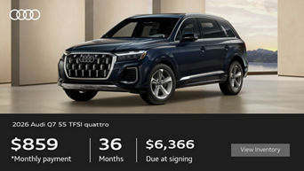 Side View 2026 Audi Q7 55 TFSI quattro