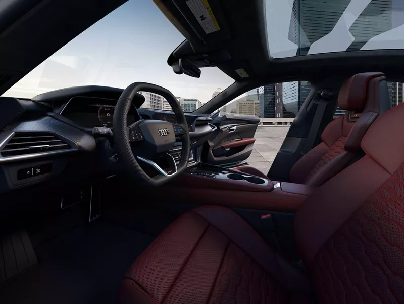 Interior of S e-tron GT