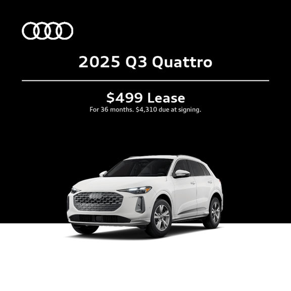 2025 Audi Q3 Lease Offer at Rick Case Audi Gwinnett