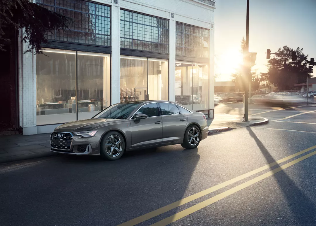 Front-side view, Audi A6