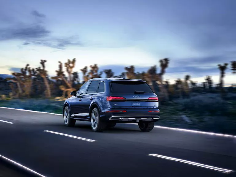 Rear view of Audi Q7 SUV