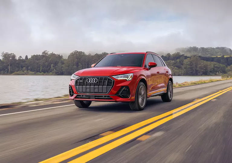 Audi Q3 SUV Front-side View