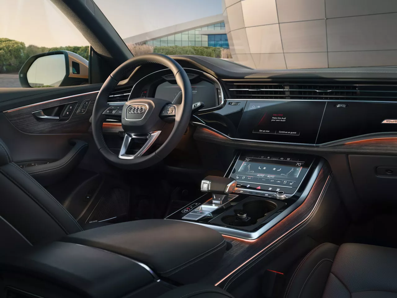 New 2025 Audi Q8 SUV interior