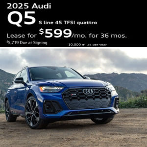 Side view of an Audi Q5 