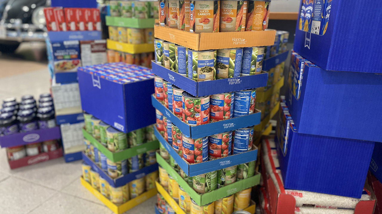 Audi Greenville Canned Goods Donation