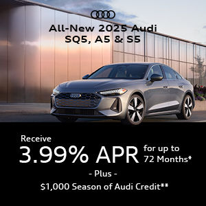 All-New 2025 Audi SQ5, A5 & S5 Offer