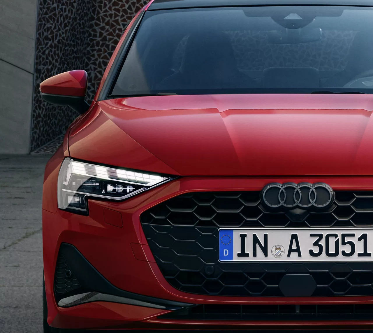 2025 Audi A3 Sedan Front Close-up