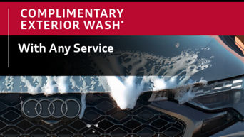 Complimentary Exterior Wash specials at Audi Greenville