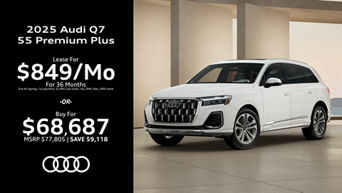 Front view of Audi Q5.
