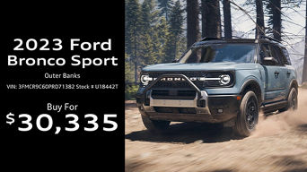 Side view of Ford Bronco Sport.
