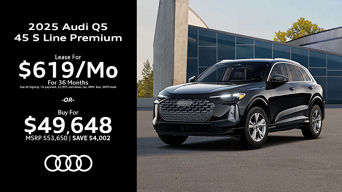 Front view of Audi Q5.