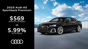 Audi A5 parked 