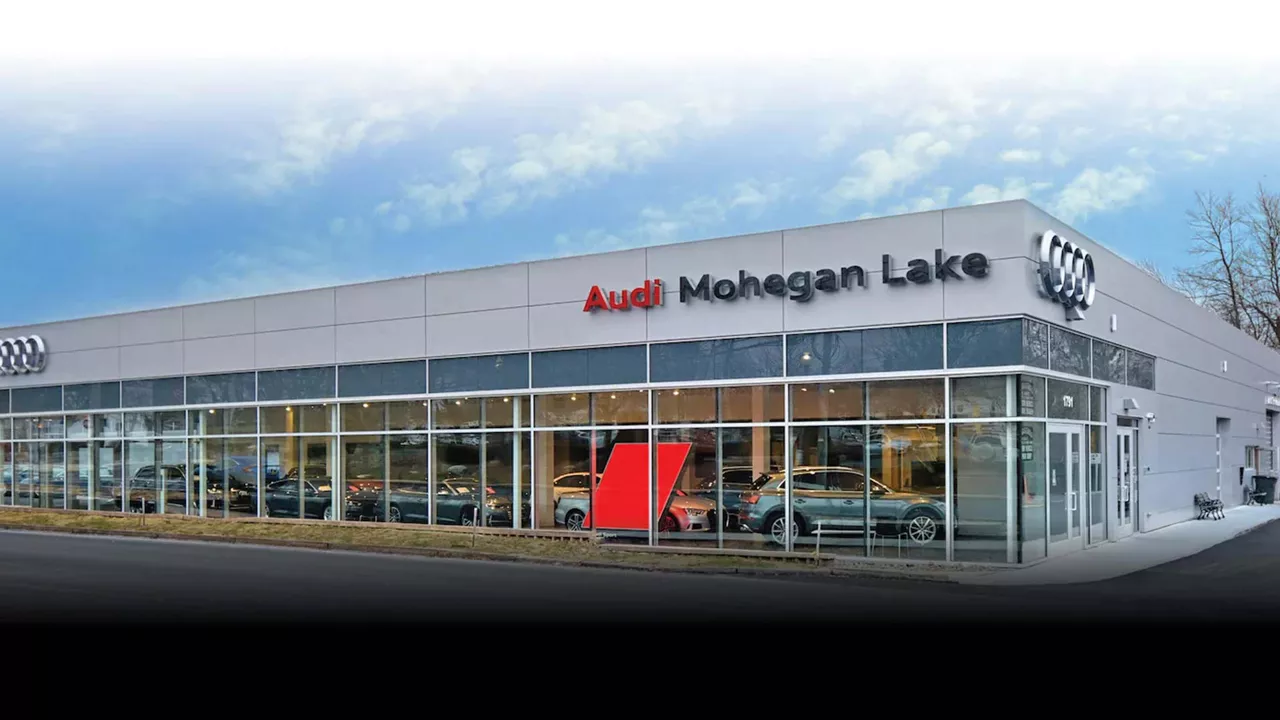 Front view of the Audi Mohegan Lake dealership