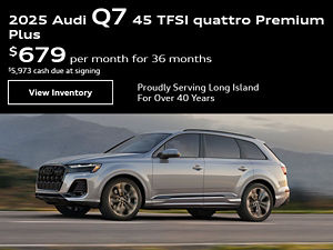 Audi Q7 on highway
