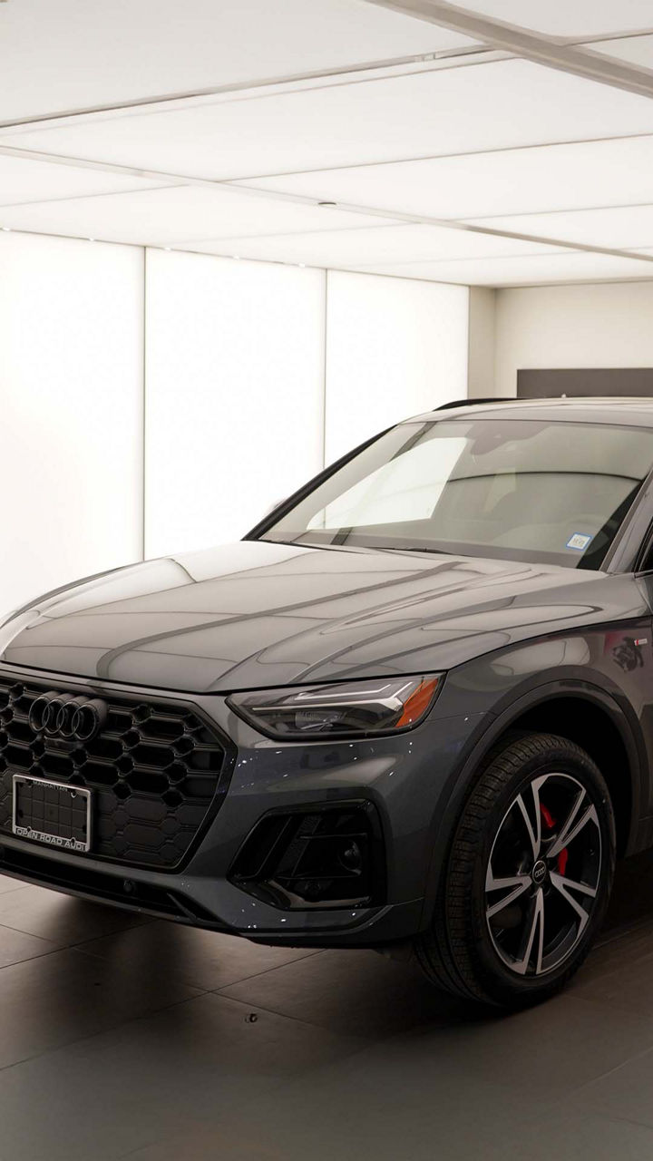 Front profile of Audi vehicle
