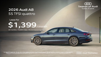 Lease the Audi A8 in Manhattan New York Today NYC